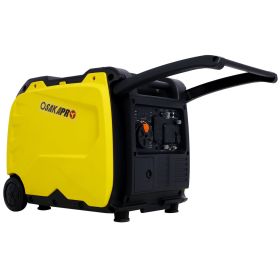 Super quiet Inverter Generator 4500w portable generator electric start, foldable handle with wheel,212cc 4 stroke EPA compliant - as Pic