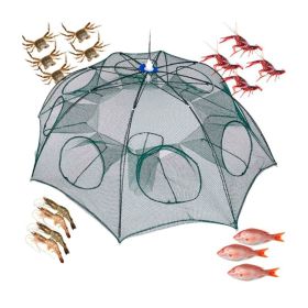 Portable Folded Fishing Bait Trap Fishing Trap Net - Green - Style A
