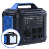 300W Portable Power Station, 296Wh 80000mAh Lithium Battery Generator Solar for Outdoor Camping RV Home,Power Supply - as picture