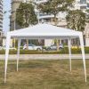 3 x 3m Three Sides Waterproof Tent with Spiral Tubes White - 3M