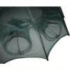 Fishing Bait Trap Crab Net Crawdad Shrimp Cast Dip Cage Fish Minnow Foldable - Green