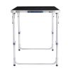 4Ft Portable Multipurpose Folding Table black - default title