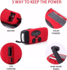 Emergency Radio Crank Solar Hand Weather 1000mAh Power Bank Charger Flash Light - Default Title