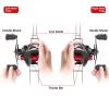 Baitcasting Fishing Reel 17.5lbs Max Drag Baitcasters 17+1 BB 7.1:1 Gear Ratio Baitcast Fish Reel High Speed Long Cast Distance - Right Hand