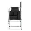 Silver White Iron Pipe Black Cloth Surface Plastic Sprayed Iron Round Pipe Director's Chair 103*60*499cm 120kg Without Carrying Bag - default title