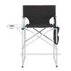 Silver White Iron Pipe Black Cloth Surface Plastic Sprayed Iron Round Pipe Director's Chair 103*60*499cm 120kg Without Carrying Bag - default title