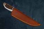 Damascus Steel Outdoor Knife | Antler Handle | Faneema Cutlery - Default Title