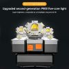 5 LED USB Rechargeable Headlamp; Portable Built-in 18650 Battery Head Flash Light; Waterproof For Expedition Outdoor Camping Fishing - Golden