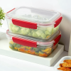 5 Pack Stackable Food Storage Containers Airtight & Leakproof Set Snap Lock Lids - 5 Pack - 600ml / 20oz