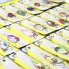 3OT!Lot 30pcs Trout Spoon Metal Fishing Lures Spinner Baits Bass Tackle Colorful - 30pcs