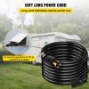 50 FT 30 Amp Generator Extension Cord SJTW 10 AWG 4 Prong, NEMA L14-30P 125/250V Heavy Duty Generator Power Cord with Twist Lock Connector - 50 ft