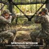 Hunting Blind for 2 Person, See Through Pop Up Blind with 270-Degree View, Windows for Deer Hunting, Camouflage - Camouflage