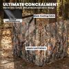 Camping Hunting Blind, 3-Panel Blind See Through for Hunting Camping 176" x 58.3" Camouflage - Camouflage