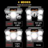 5 LED USB Rechargeable Headlamp; Portable Built-in 18650 Battery Head Flash Light; Waterproof For Expedition Outdoor Camping Fishing - Golden