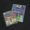 15pcs Fishing Lure Floats Set; Combination Fishing Accessories; Assorted Sizes - 15pcs/pack(blue)