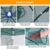 Portable Folded Fishing Bait Trap Fishing Trap Net - Green - Style A