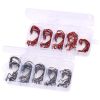 Outdoor Fishing Cranked Stripers Hook Set - Red - Fishing Hooks