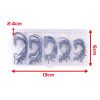Outdoor Fishing Cranked Stripers Hook Set - Black - Fishing Hooks